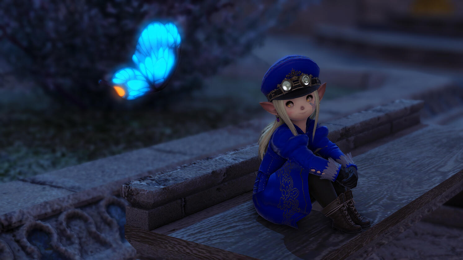 Ishgard's not too cold for butterflies!