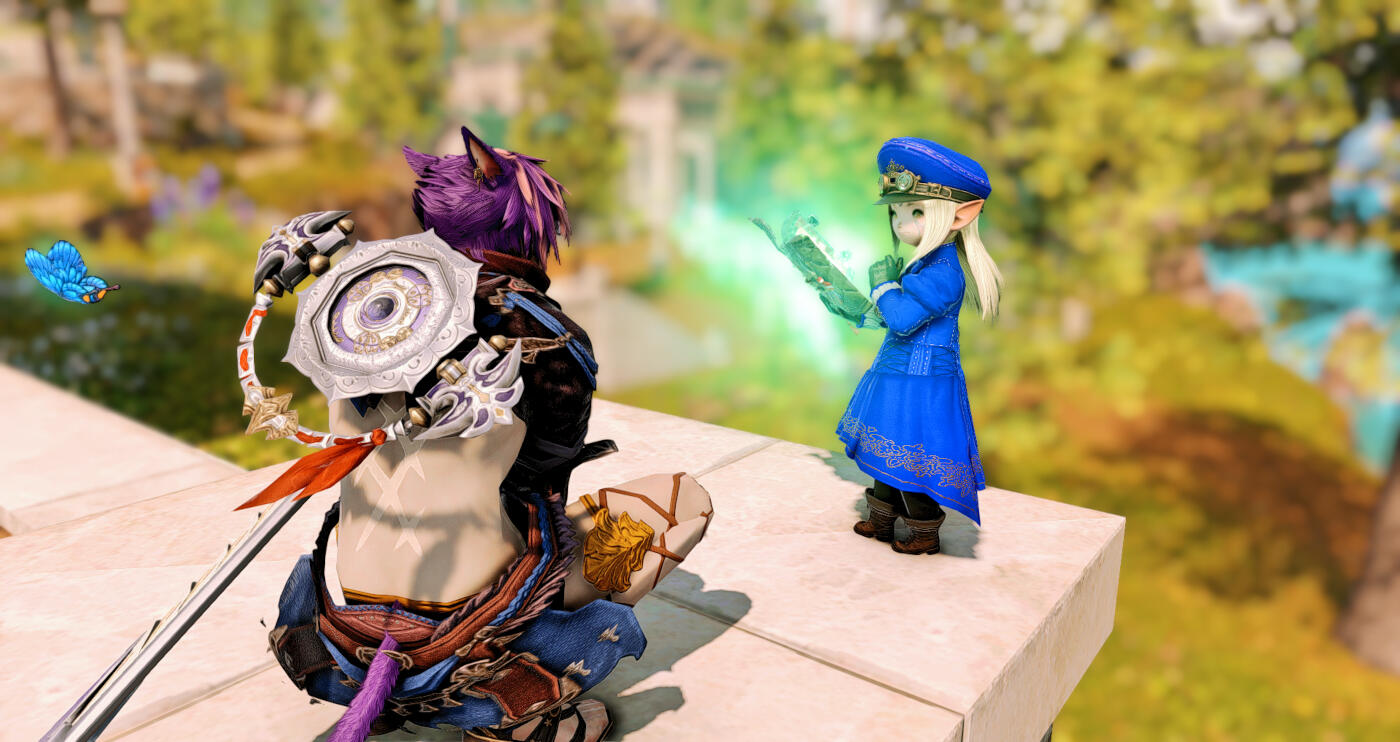 Two healers comparing techniques...