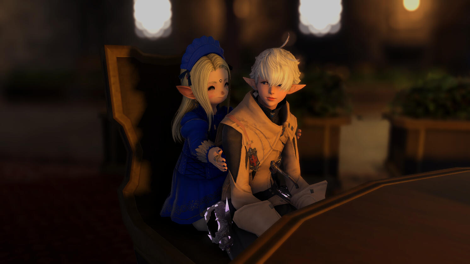 Surprise hug!